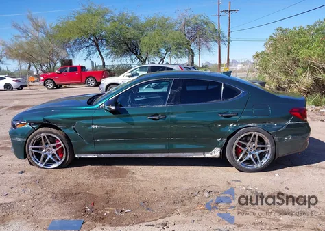 2021 Genesis G70 3.3T Awd из США, поврежденный, VIN KMTG34LE7MU074150